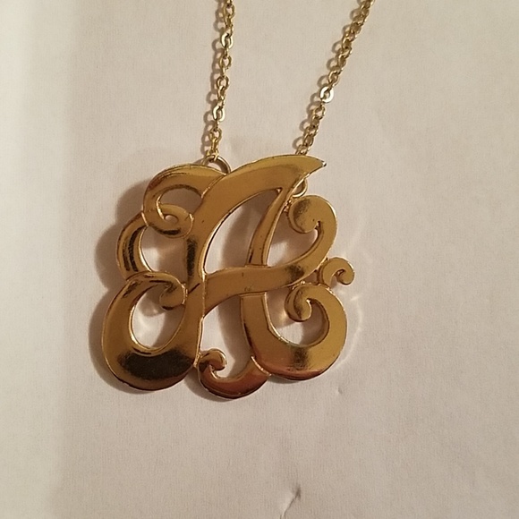 "A" necklace - Picture 2 of 2